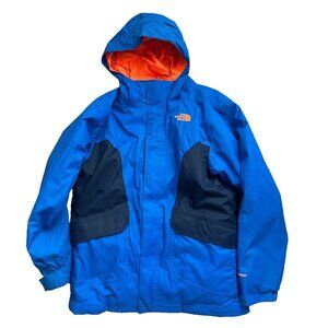 The North Face Boundary Triclimate Jacket Blue Orange Boys' LG 14/16 Hyvent